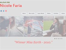 Tablet Screenshot of nicolefaria.com